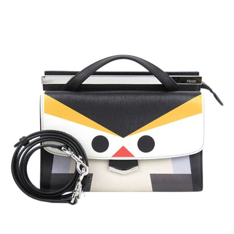 Fendi Monster Demi Jours Leather Satchel Multi – 